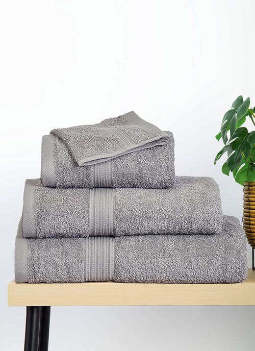 Cotton Extra Soft Grey Towels