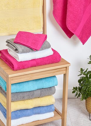 Cotton Extra Soft Cornflower Towels