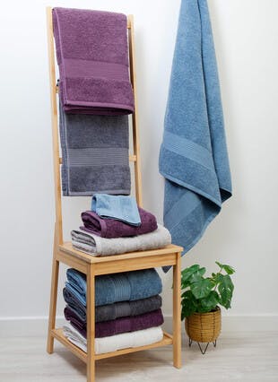 Cotton Luxury Egyptian Silver Towels