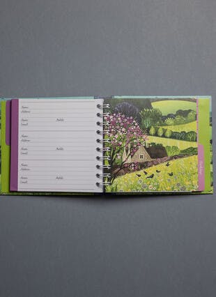 Country Stroll Address & Birthday Book