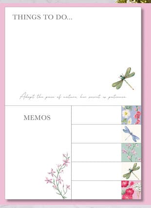 Wild Harmony Sticky Notes Folder