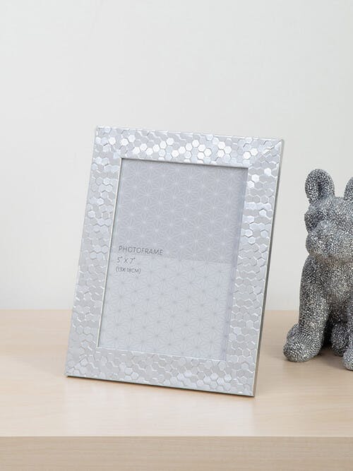 Silver Mosaic Photo Frame 7x5"