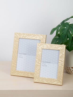 Gold Mosaic Photo Frame 7x5"