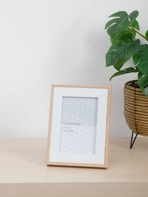 Natural Mount Photo Frame 6x4"
