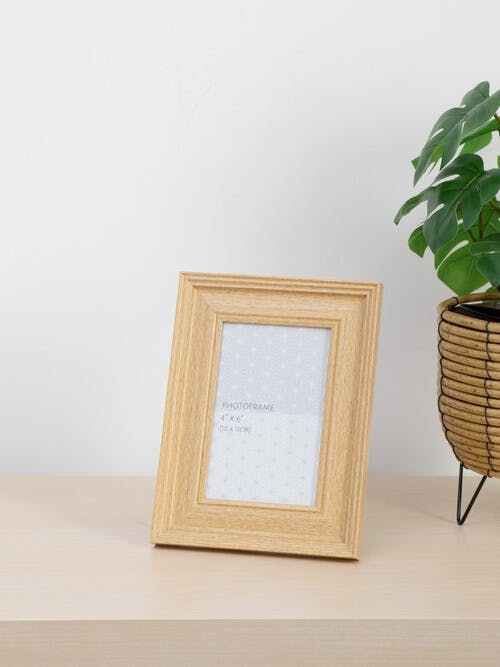 Natural Wood Photo Frame 6x4"