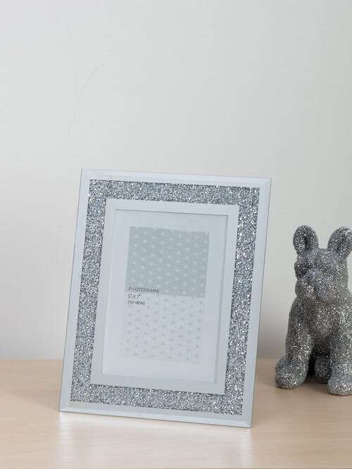 Bling Mirror Photo Frame 7x5"