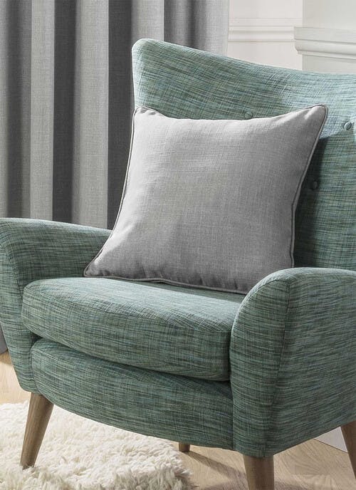 Harlow Textured Weave Grey Cushion