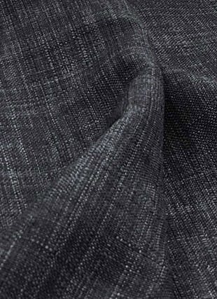 Harlow Textured Weave Charcoal Eyelet Door Curtain