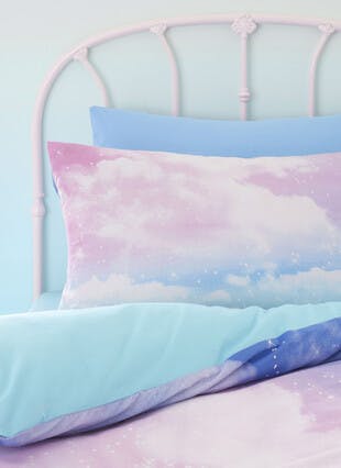 Catherine Lansfield Kids Ombre Rainbow Clouds Pastel Duvet Set
