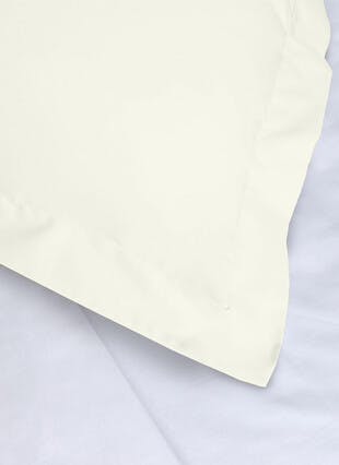 Cotton 200 Thread Count Cream Oxford Pillowcase Pair