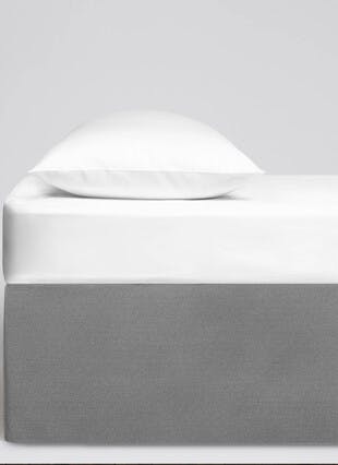 Cotton 200 Thread Count White Pillowcase Pair