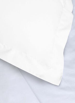 Cotton 200 Thread Count White Oxford Pillowcase Pair