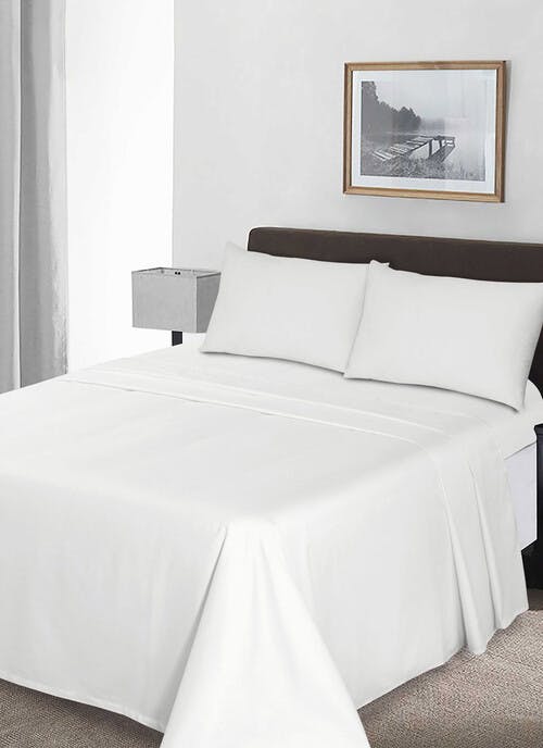 Soft Touch White Bed Sheets