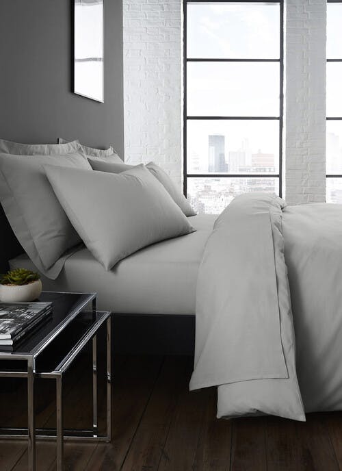 Soft Touch Grey Pillowcase Pair