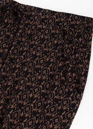 Jersey Pull On Aztec Print Trouser