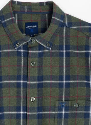 Pure Cotton Long Sleeve Check Shirt