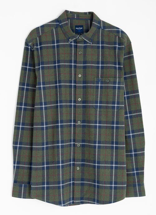 Pure Cotton Long Sleeve Check Shirt