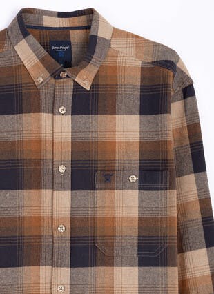 Pure Cotton Long Sleeve Check Shirt