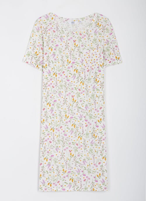 Pure Cotton Printed Nightdress