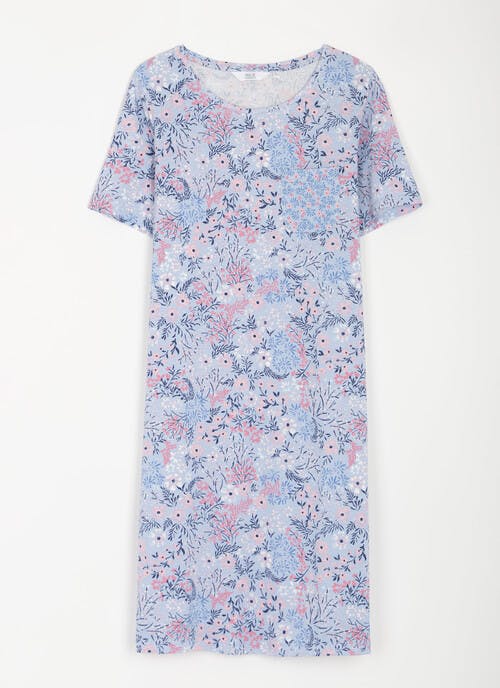 Pure Cotton Printed Nightdress