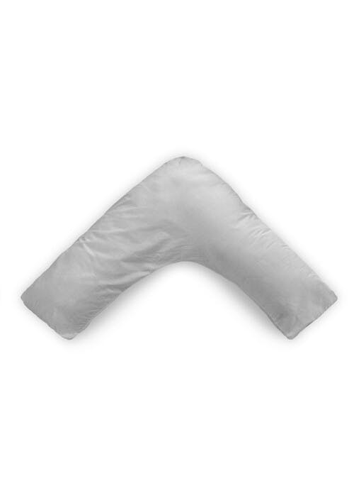 Easy Care Grey V-Shape Pillowcase