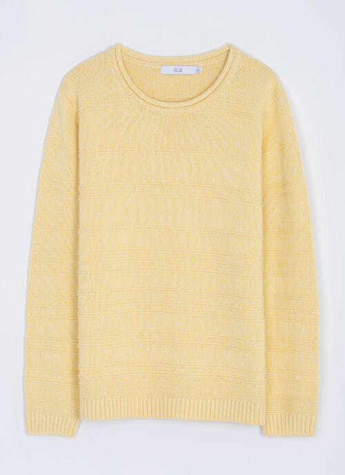 Pure Cotton Multi Colour Crew Neck Jumper