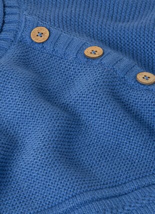 Button Detail Crew Neck Jumper