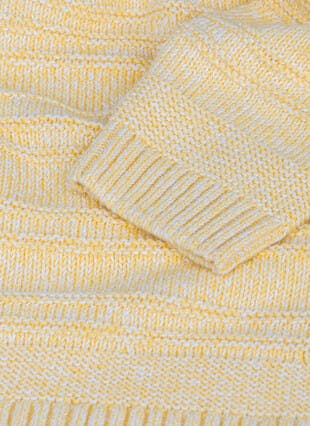 Pure Cotton Multi Colour Crew Neck Jumper