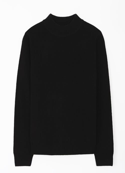 Pure Merino Wool Turtle Neck Jumper
