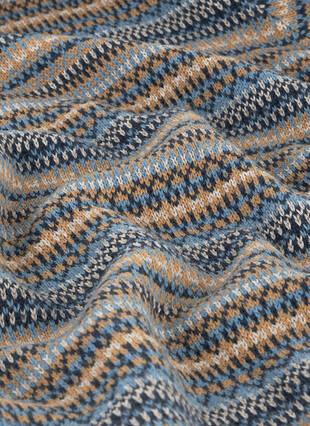 Wool Blend Fairisle Crew Neck Jumper