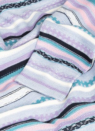 Textured Fairisle Crew Neck Jumper