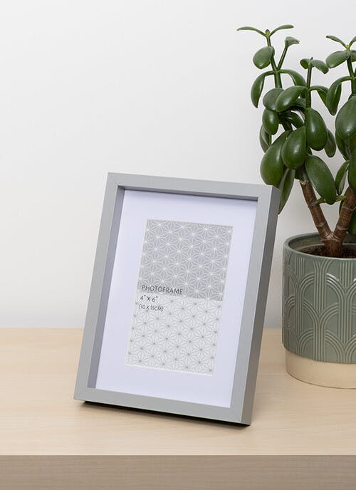 Grey Photo Frame 6x4"