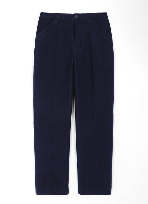 Pure Cotton Moleskin Trousers