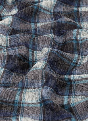Comfort Fit A-Line Check Skirt 