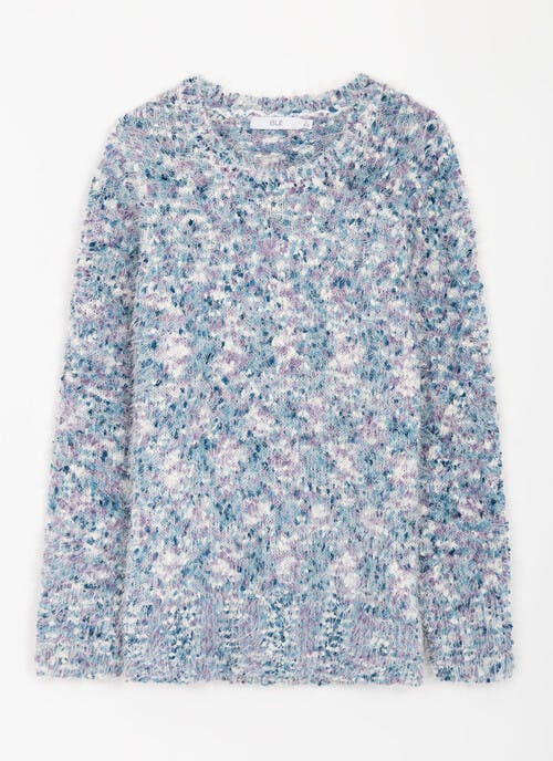 Bobble Knit Crew Neck Jumper
