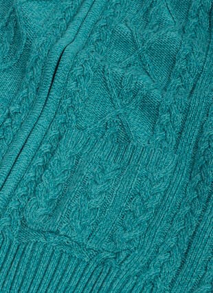 Pocket Detail Zip Cardigan