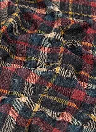 Comfort Fit Check A- Line Skirt 