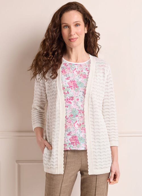 Textured Edge to Edge Cardigan