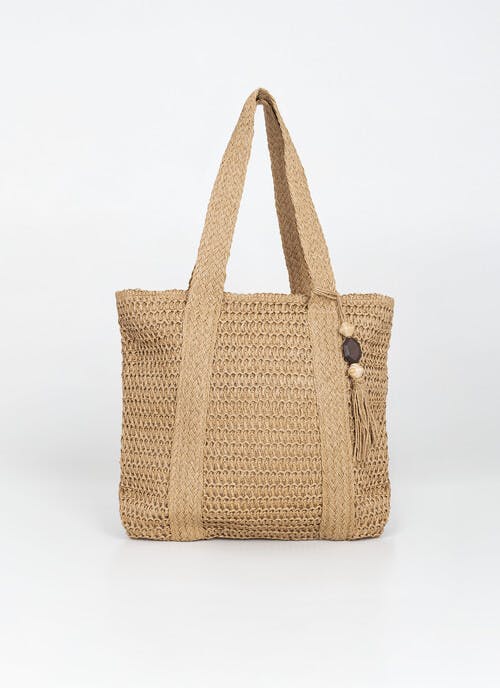 Natural Straw Tote Beach Bag