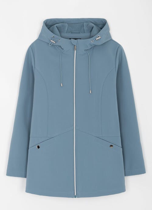 Hooded Soft Touch Quilted Jacket