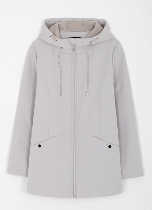 Hooded Soft Touch Quilted Jacket