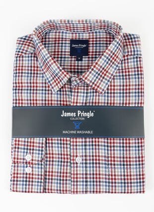 Easy Care Long Sleeve Check Shirt