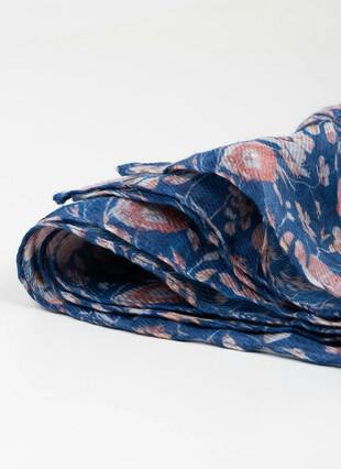 Lightweight Autumn Floral Scarf