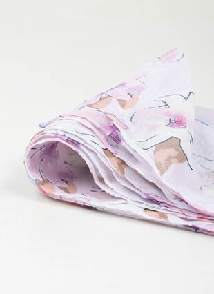 Lightweight Dreamy Floral Scarf