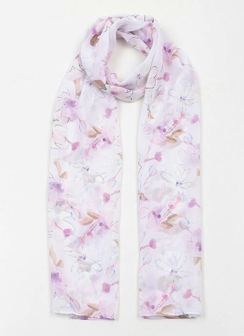 Lightweight Dreamy Floral Scarf