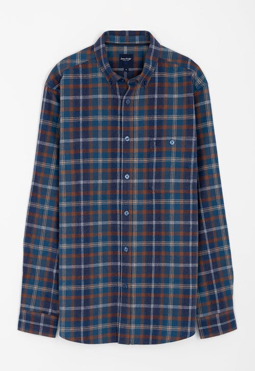 Pure Cotton Long Sleeve Check Shirt