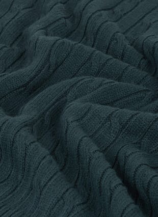 Easy Care Cable Crew Neck Jumper