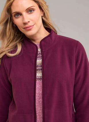 Fleece Funnel Neck Jacket
