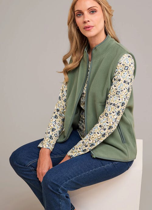 Fleece Funnel Neck Gilet