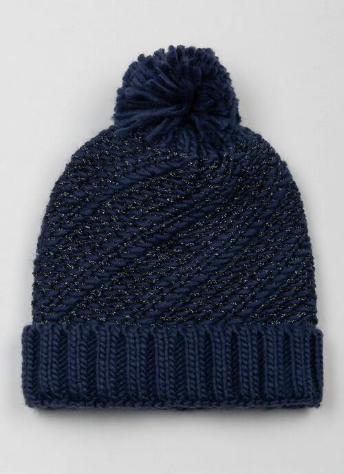 Fleece Lined Sparkle Knit Hat 